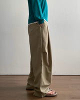 Ripple Pintuck Nylon pants