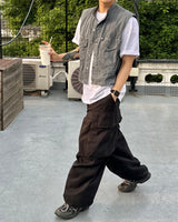 Cropped pigment vest 2C