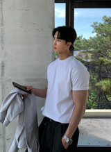 ヘンデスファーストマッスルフィットアイスバントショートスリーブTシャツ
