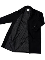 Troy Balmacaan Wool Coat - Black