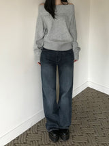 Katie Off-Shoulder Knitwear (3 colors)