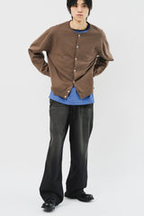 Milla Round Knit Cardigan (3color)