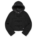 チェリークロップトグルショートコート [CHARCOAL]