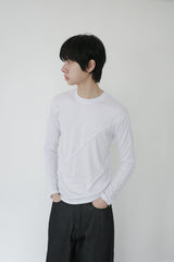 diagonal long sleeve
