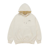 24FW アップサイドダウンロゴナッピングズリーフーディーアイボリー