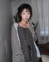 (2color) Wood Nep Long Bustier