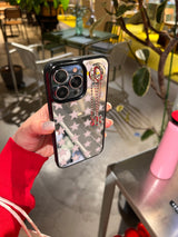 WHITE STARRR Mirror Bumper Case / TREEFORFIVE345