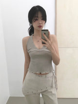 Fig halter sleeveless