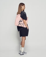 26SS DRAWSTRING NYLON SHOULDER BAG