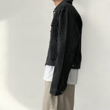 Wished Cropped Denim Jacket 
