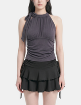 Avely Tie Neck Sleeveless