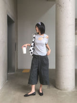 TUCK BERMUDA PANTS (2color)
