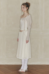 MOONFLOWER SKIRT cream