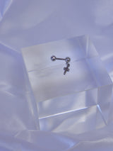 all surgical steel mini cross piercing
