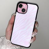 ヒメゼブラスマホケース - ブラックグラス  - スタンダード (ノンマグセーフ)