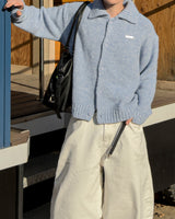 Arin Collared Knit Warmer Cardigan