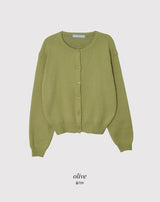 MT Round Loose Knit Cardigan (7color)