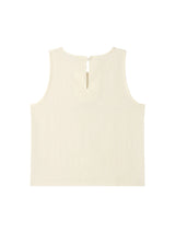 ORIENTAL SLEEVELESS BLOUSE (IVORY)