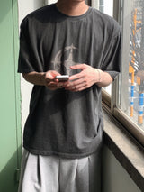クレセントムーンピグメントダイオーバーサイズショートスリーブT