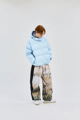 PP WIDE JOGGER PANTS FOG FOREST