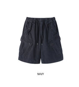 Keshi Pigment Washed Cargo Bermuda Shorts