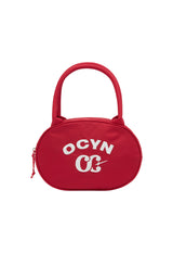 OCYN ベーシック エンブ ミニバッグ レッド