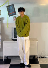 プレッツェルラウンドニット 5COLOR