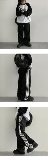 Chuna Bizo line pintuck sweatpants