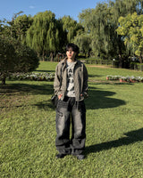 Baren Dart Wide Cargo Jeans