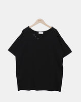 ナドゥン ヘンリーネック Vネック ショートスリーブ Tシャツ