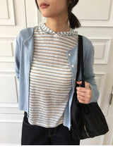 Avon striped hoodie (3color) 