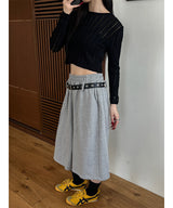 [Unisex] Belted sweat bermuda pants(3color)