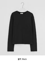 Dolde Color Round Long Sleeve T-Shirt