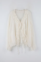 Pony Flower Frill Blouse