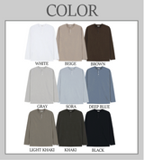 cosyharu henly-neck boonddo long-sleevd shirt