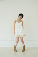 CHOCOLAT CANCAN DRESS (WHITE)