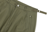 バイカーウォッシュドワイドパンツ