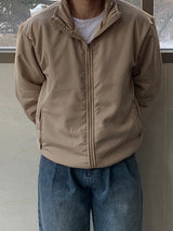 Fleece Lined High Neck Windbreaker