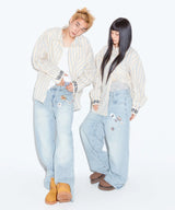 Vintage Loose Denim Pants