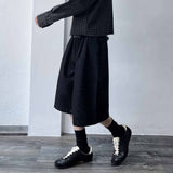 A-Line Silhouette High-Street Twill Shorts