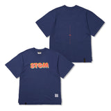 Harf Tone Oversized Short Sleeves T-Shirts Black / Navy / White