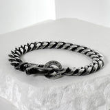 ss-ブラックラインLカーブブレスレット_10mm