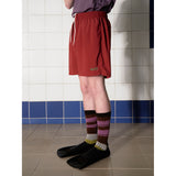 LOGO NYLON SHORT / BRICK