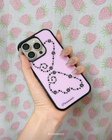 ギャルの翼MagSafeガラススマホケース