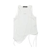 WAVE STRAP SLEEVELESS_WHITE