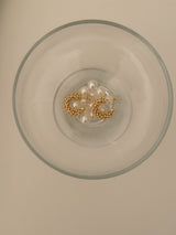 Silver balls earrings(2color)