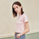 VZ 3D ロゴクロップTシャツ / ピンク