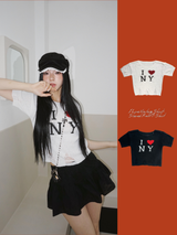 アイラブヴィンテージ半袖ニット Tシャツ