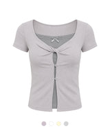 Evia Twist Layered T-shirt