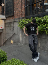 3 TAP ローズシルケット半袖Tシャツ (2color)